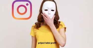 prijaviti lažni profil na Instagramu